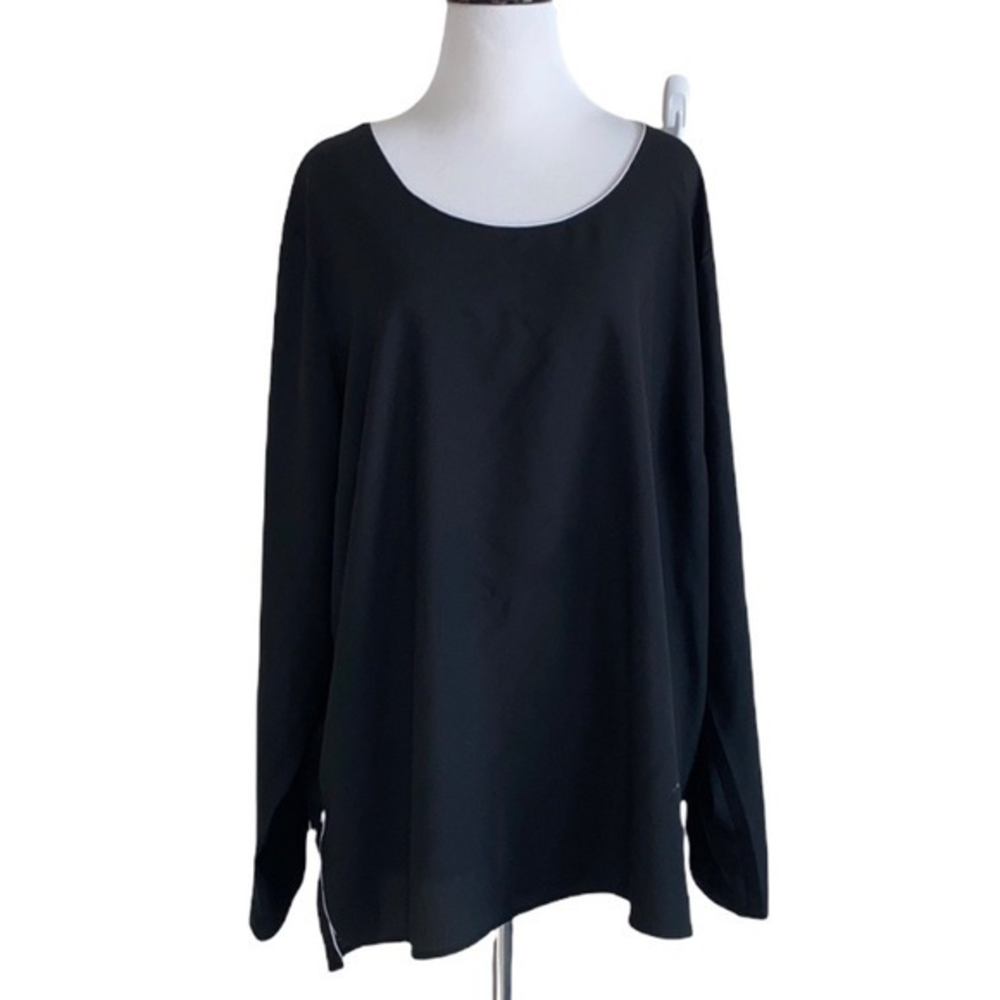 Eloquii women’s black long sleeved blouse plus size 20